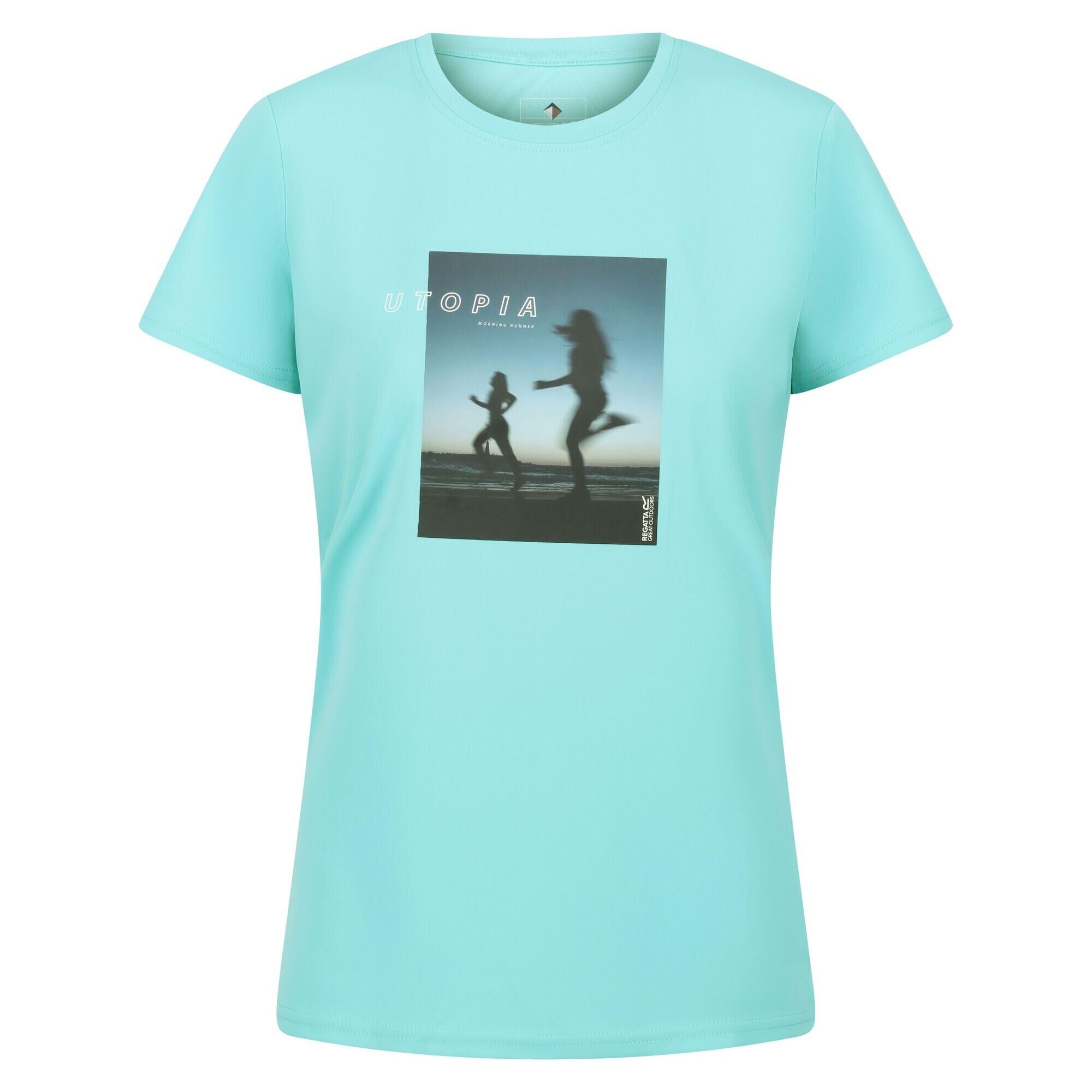 REGATTA Womens/Ladies Fingal VII Utopia Running TShirt (Amazonite)