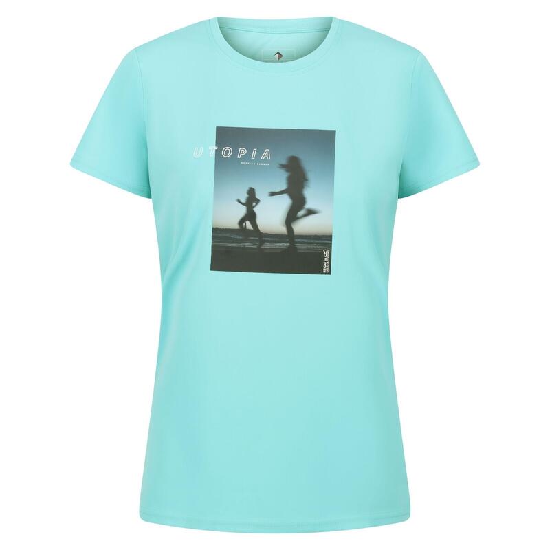 Camiseta Fingal VII Utopia Running para Mujer Amazonita