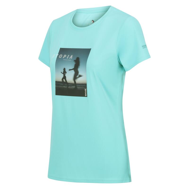 Camiseta Fingal VII Utopia Running para Mujer Amazonita