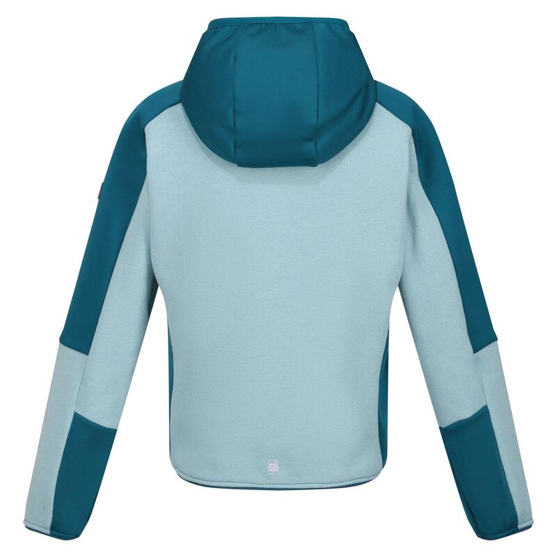 Veste polaire DISSOLVER Enfant (Bleu pâle / Bleu sarcelle foncé)