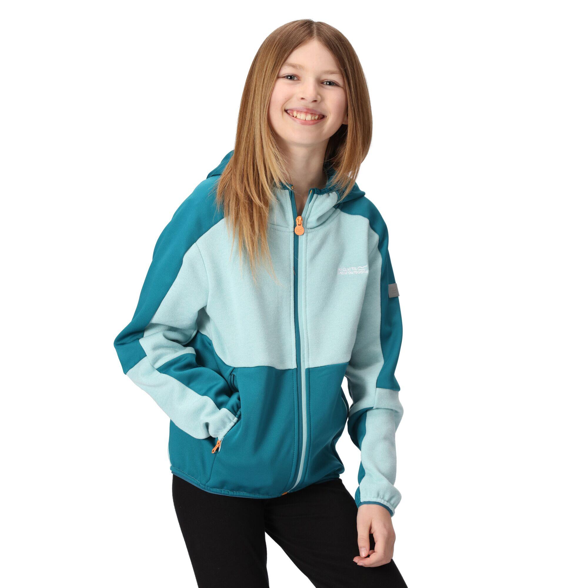 Childrens/Kids Dissolver VII Full Zip Fleece Jacket (Sea Haze/Gulfstream) 4/5