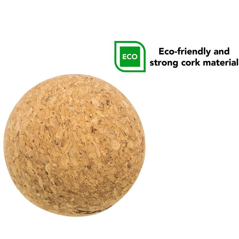 Tunturi Kork Massage Ball Set Eco Friendly Kork