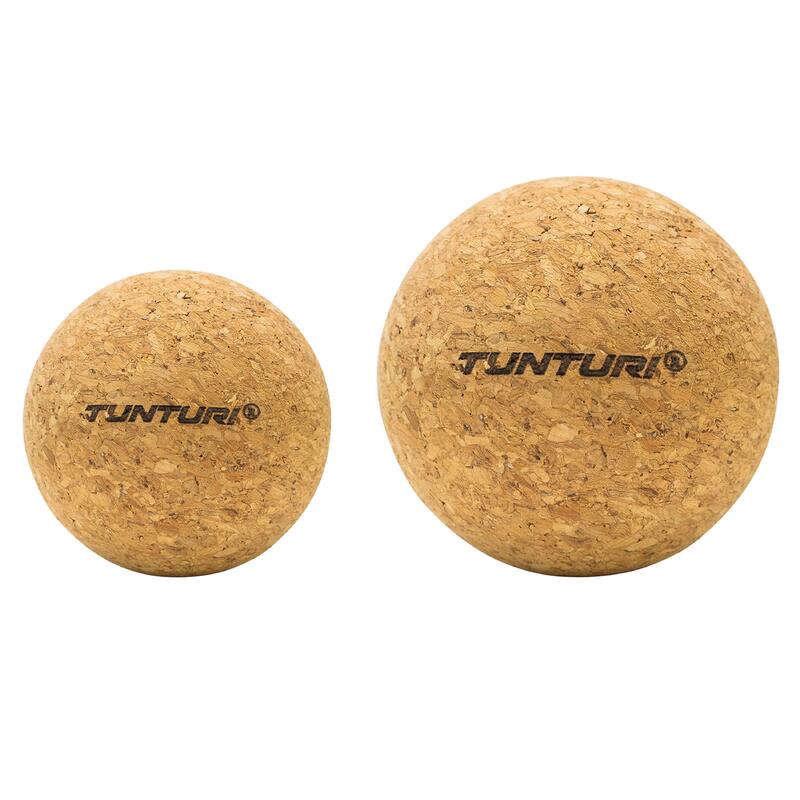 Tunturi Kork Massage Ball Set Eco Friendly Kork