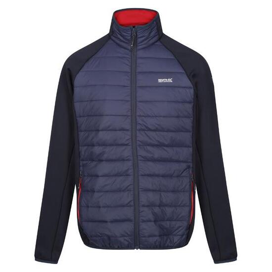 Veste Hybride CLUMBER Homme (Bleu Marine / Rouge Danger)