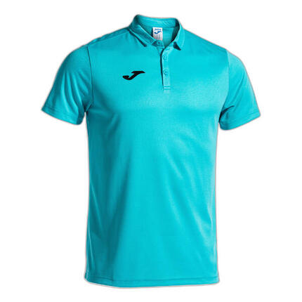 Polo Manches Courtes Golf Enfants Joma Hobby Turquoise Fluo