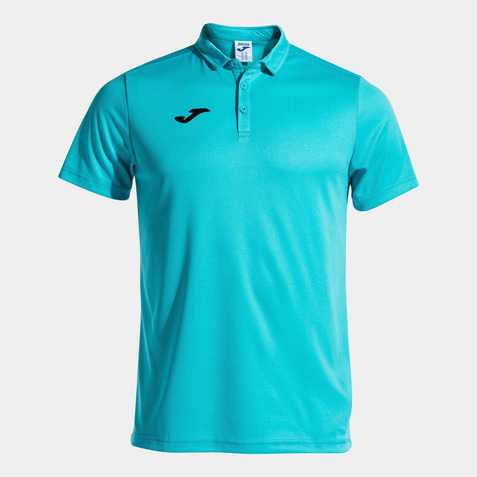 Polo Manches Courtes Golf Enfants Joma Hobby Turquoise Fluo 2/3