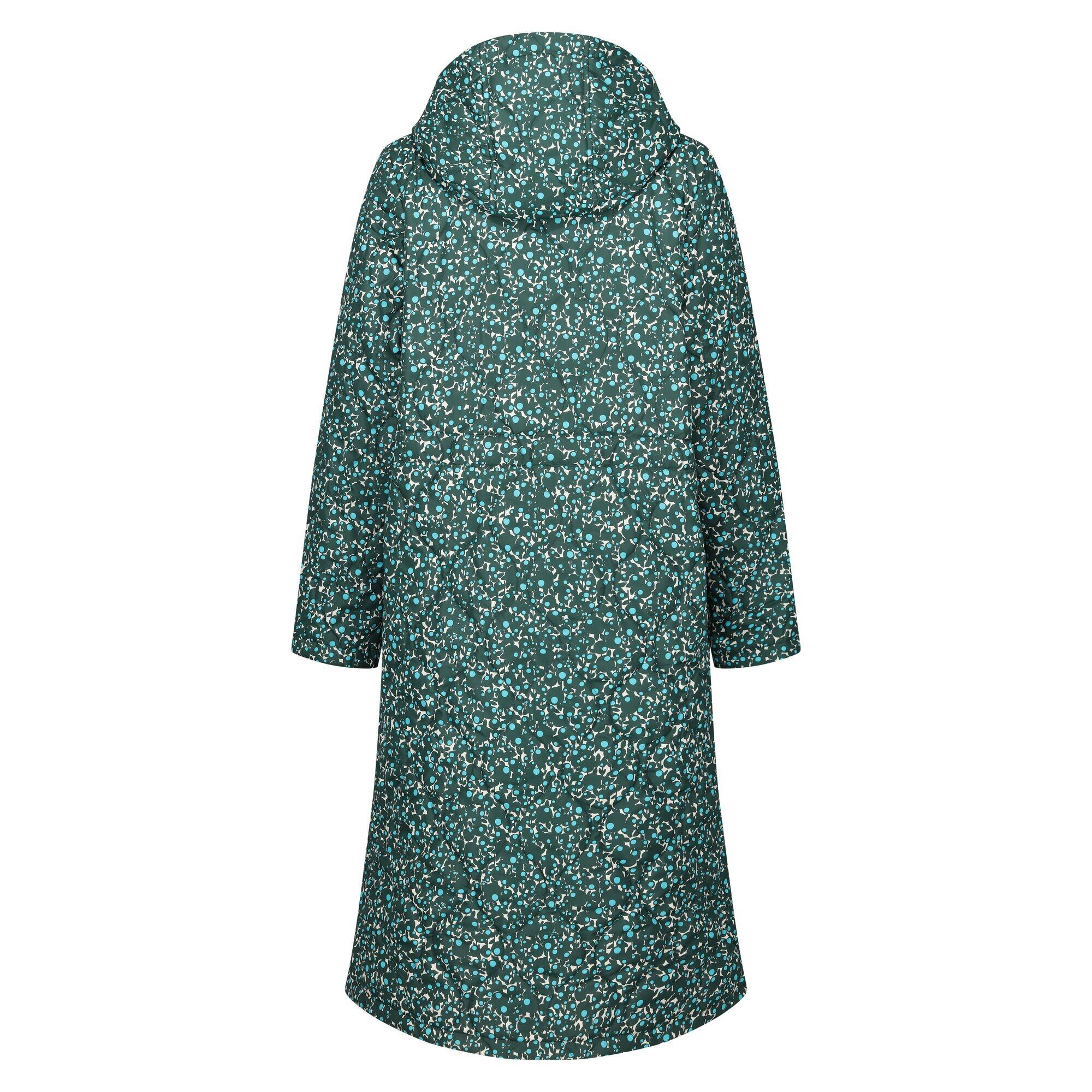 Womens/Ladies Orla Berry Bubble Hooded Longline Padded Jacket (Jade