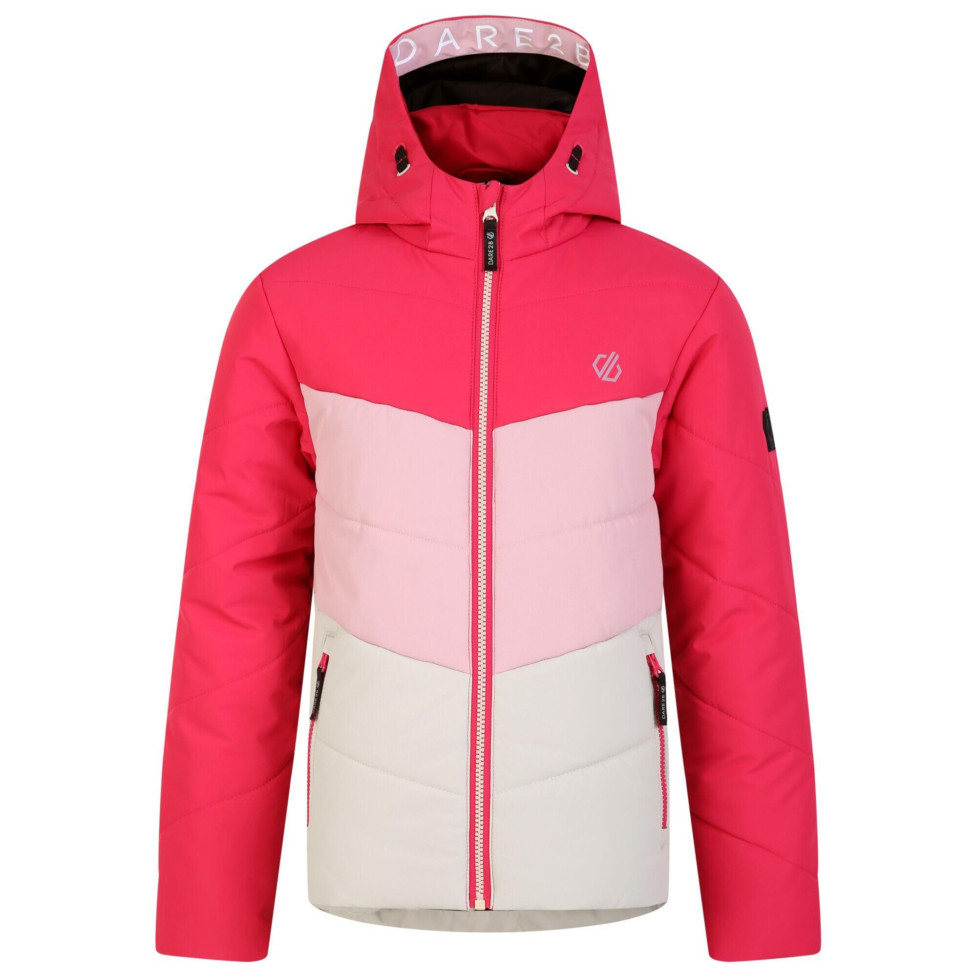 DARE 2B Childrens/Kids Jolly Padded Jacket (Berry Pink/Pale Mauve)