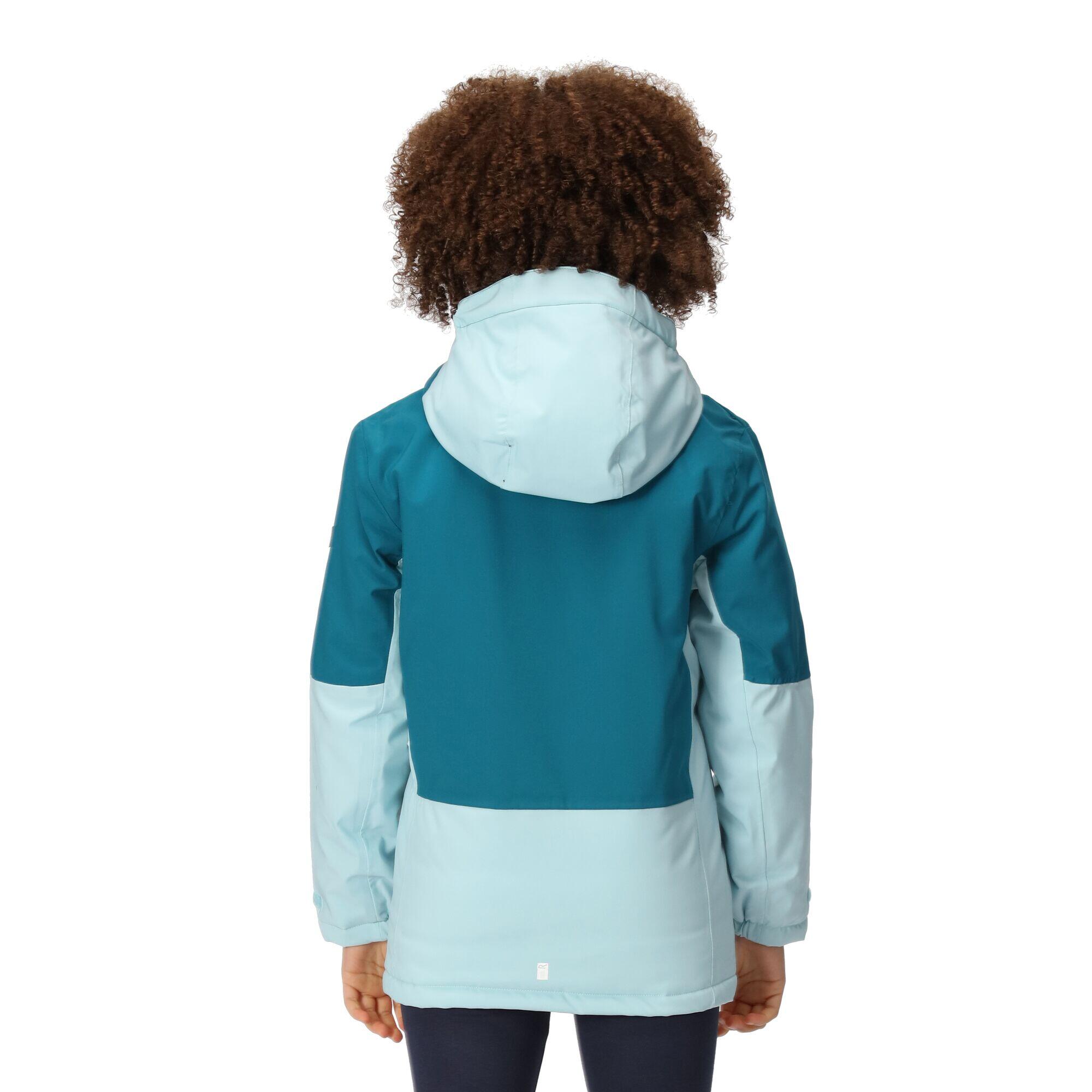 Childrens/Kids Highton IV Padded Waterproof Jacket (Gulfstream/Sea Haze) 3/5