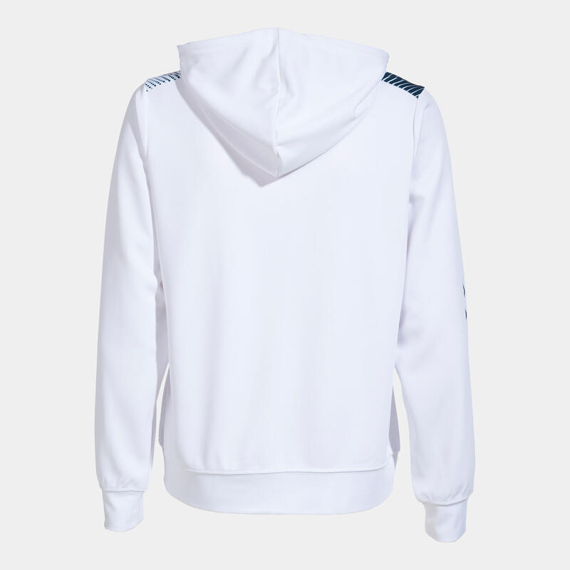 Chaqueta Con Capucha Fútbol Mujer Joma Eco Supernova Blanco