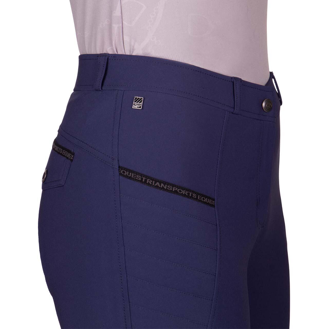 Pantaloni da equitazione da donna a media aderenza QHP Rylee 6/7