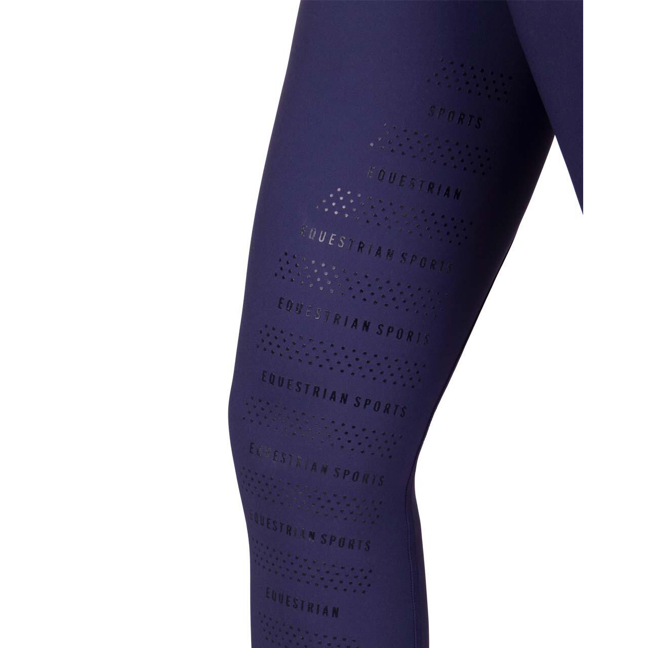 Pantaloni da equitazione da donna a media aderenza QHP Rylee 5/7
