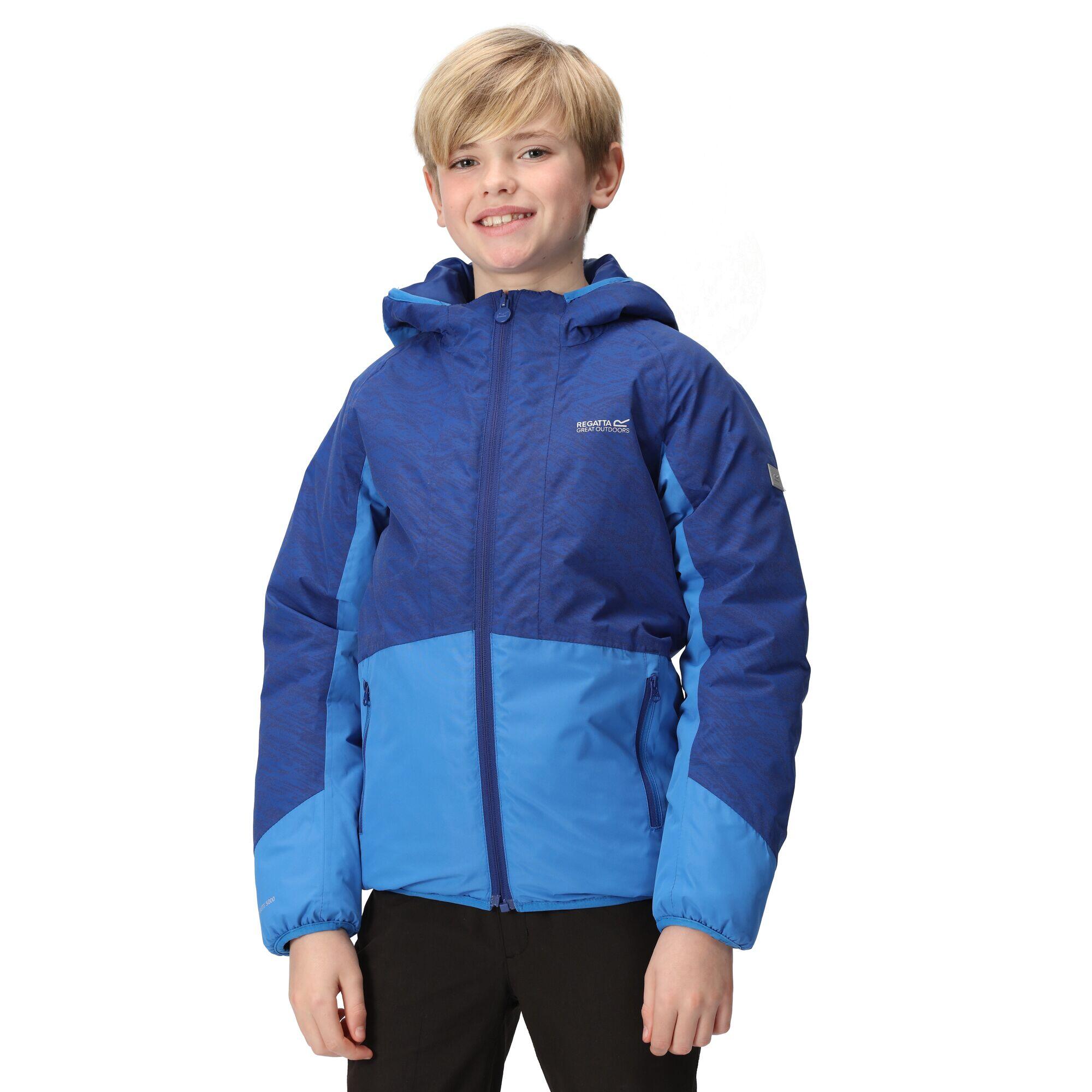 Childrens/Kids Volcanics VII Reflective Waterproof Jacket (New Royal/Strong 3/5