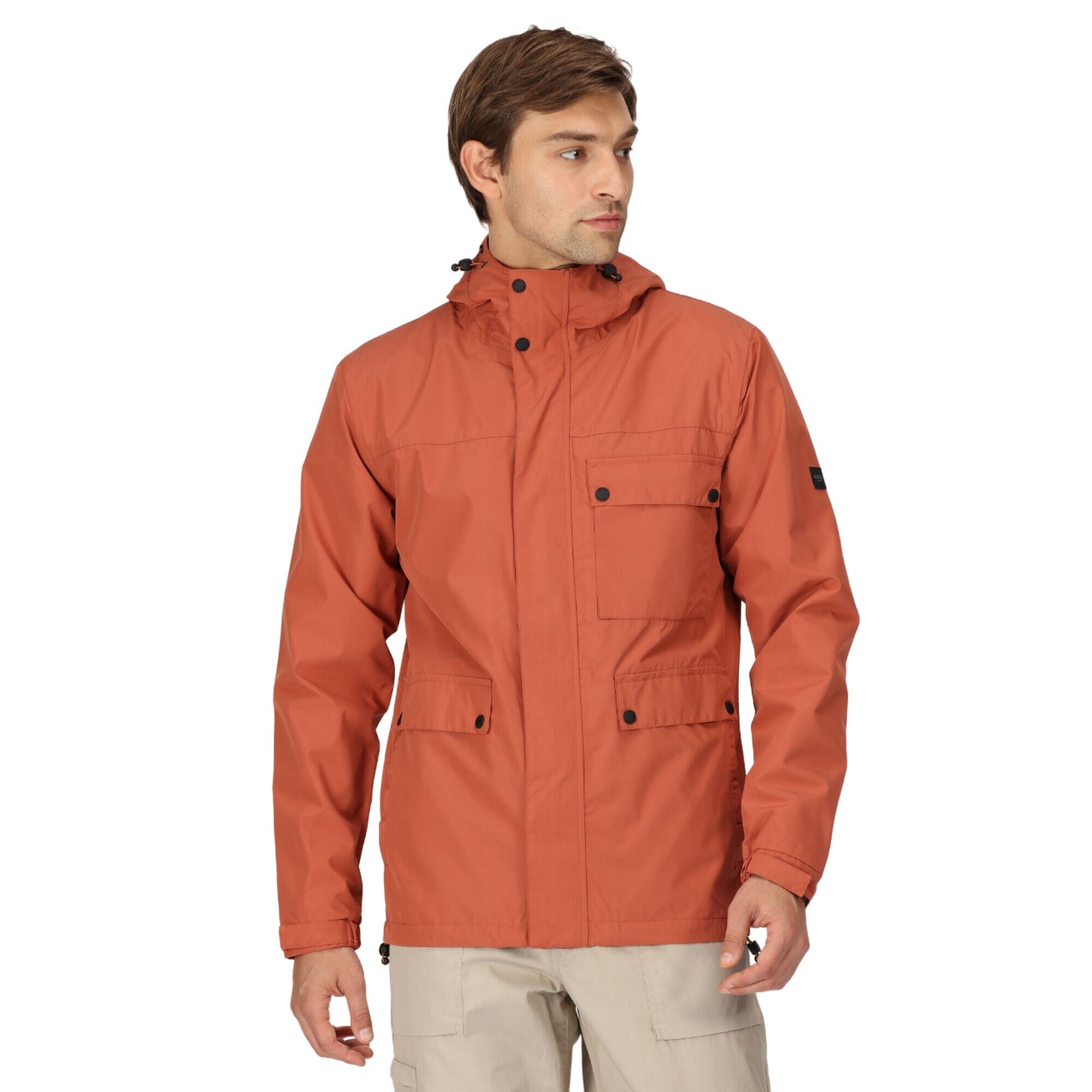 Mens Baymoor Waterproof Jacket (Baked Clay) 3/5