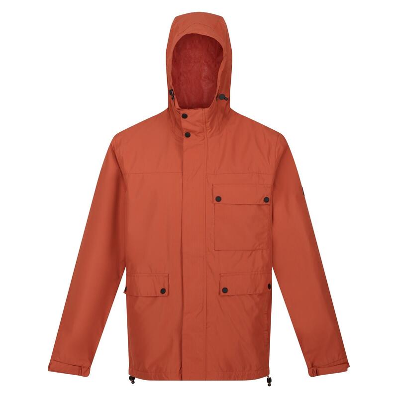 Chaqueta Impermeable Baymoor para Hombre Arcilla Cocida Naranja