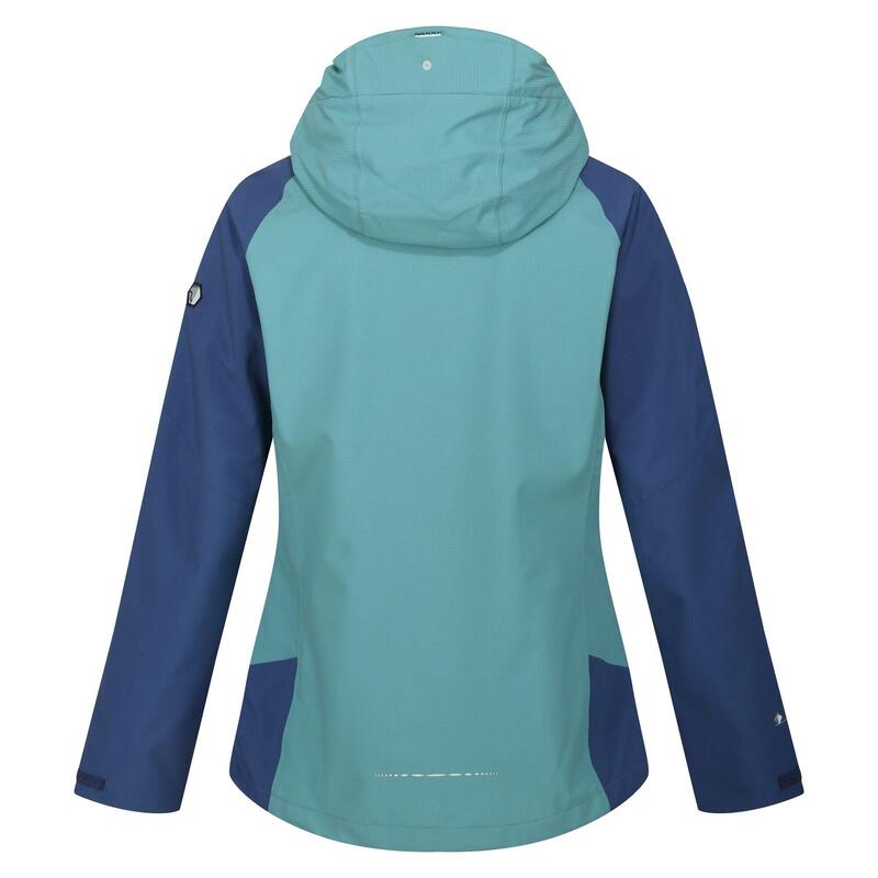 Veste imperméable RADDICK Femme (Jade bleu / Denim)