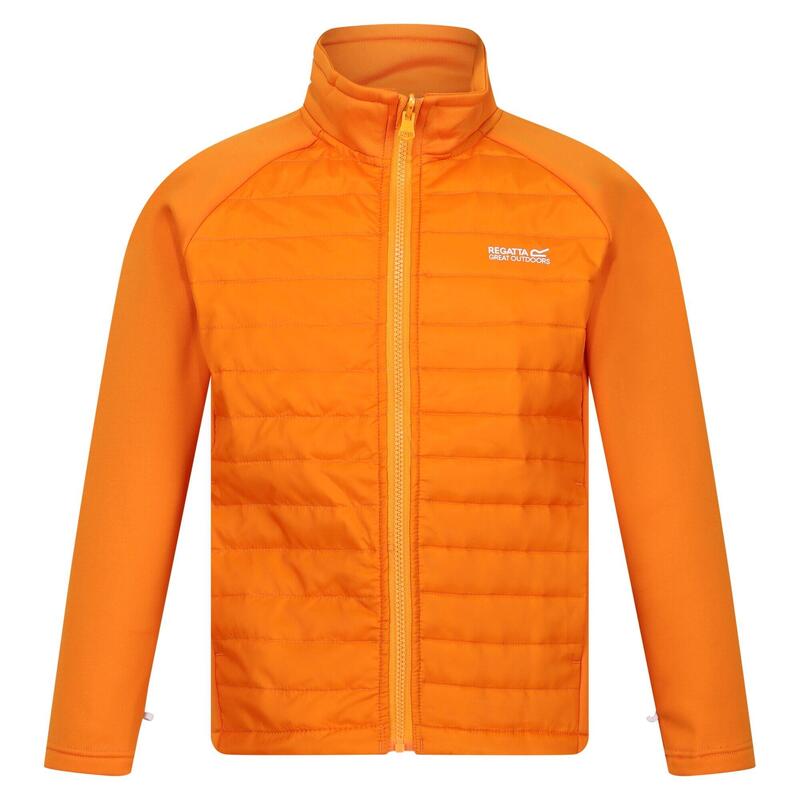 Veste imperméable HYDRATE Enfant (Gris phoque / Orange)