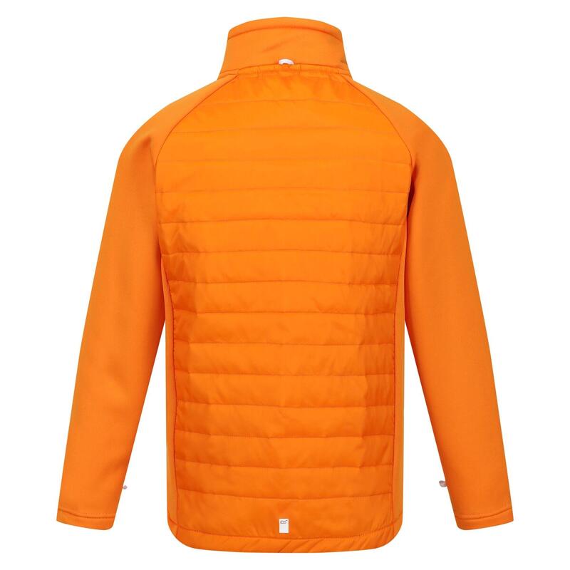 Veste imperméable HYDRATE Enfant (Gris phoque / Orange)