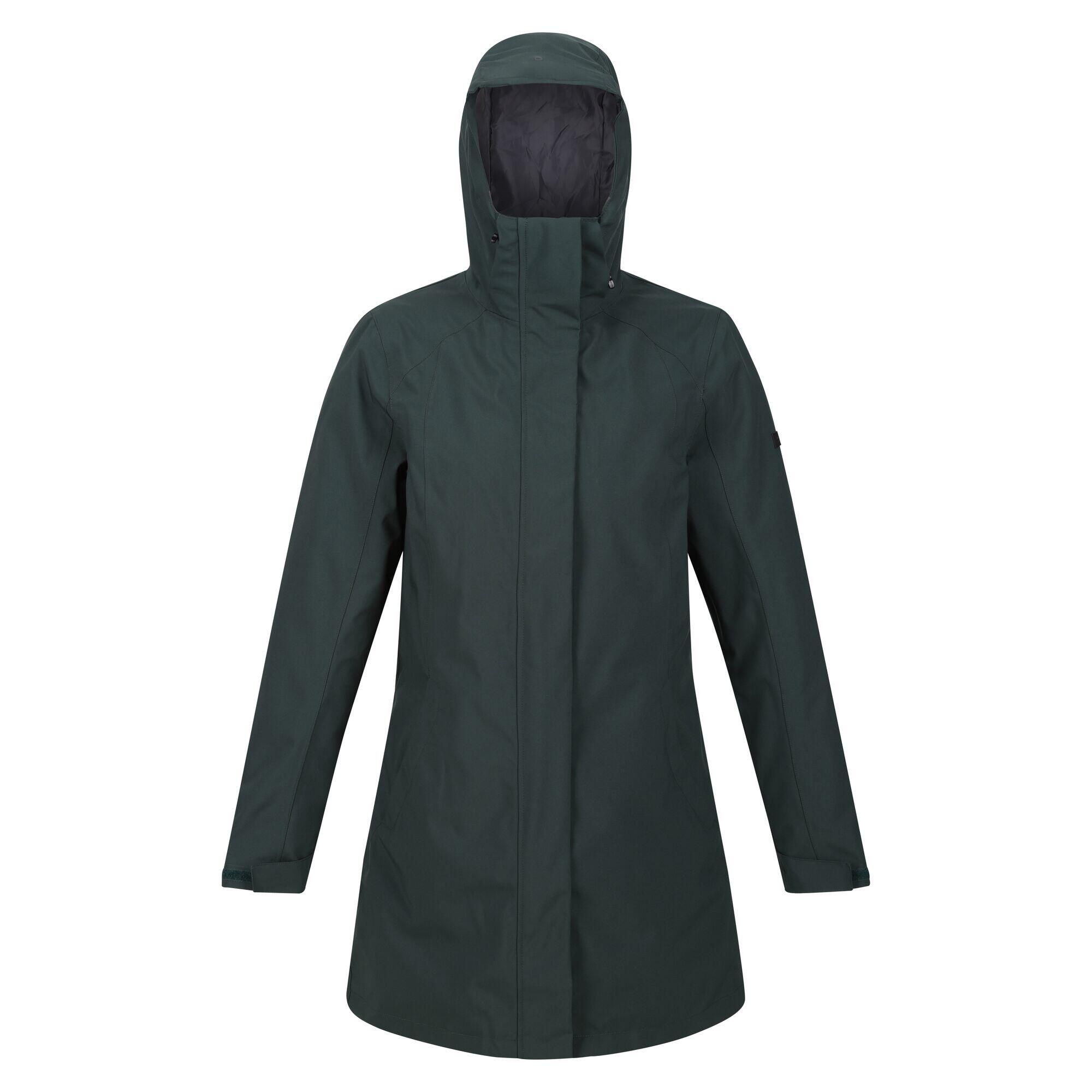 Womens/Ladies Denbury IV 2 In 1 Waterproof Jacket (Darkest Spruce/Black) 1/5