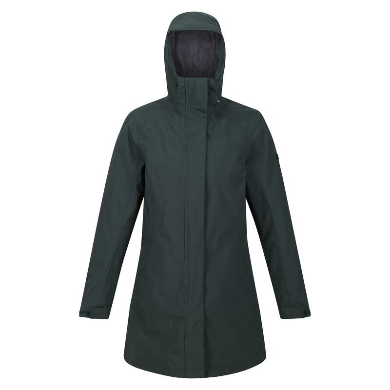 Veste imperméable DENBURY Femme (Vert foncé / Noir)