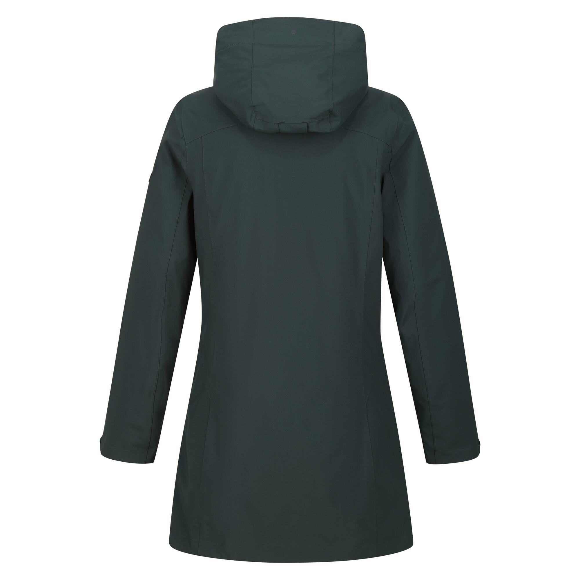 Womens/Ladies Denbury IV 2 In 1 Waterproof Jacket (Darkest Spruce/Black) 2/5