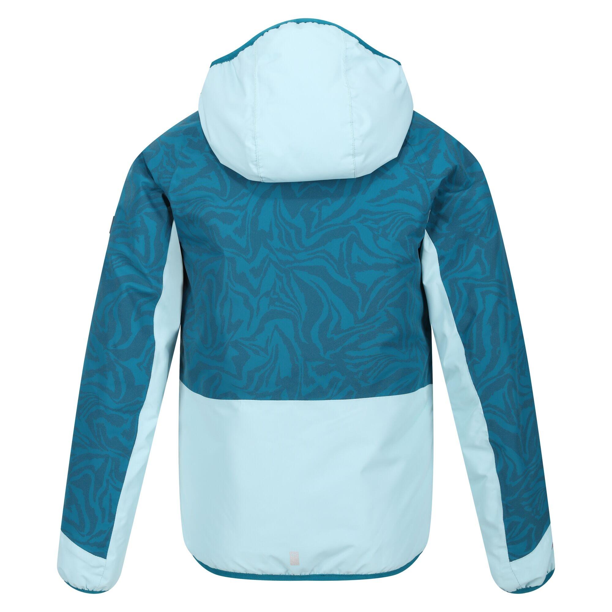 Childrens/Kids Volcanics VII Reflective Waterproof Jacket (Gulfstream/Sea Haze) 2/5