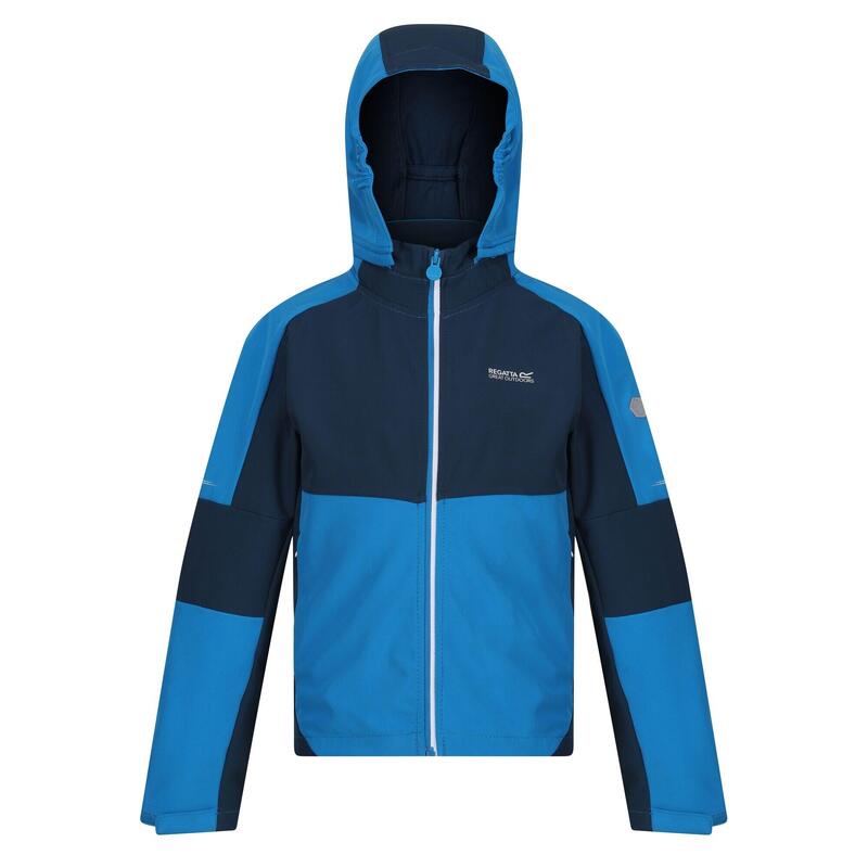 Chaqueta Softshell Acidity VI de Ligera para Niños/Niñas Azul Índigo, Ola Azul