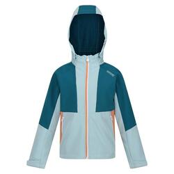 Veste Softshell HAYDENBURY Enfant (Bleu Pâle / Bleu Sarcelle Foncé)