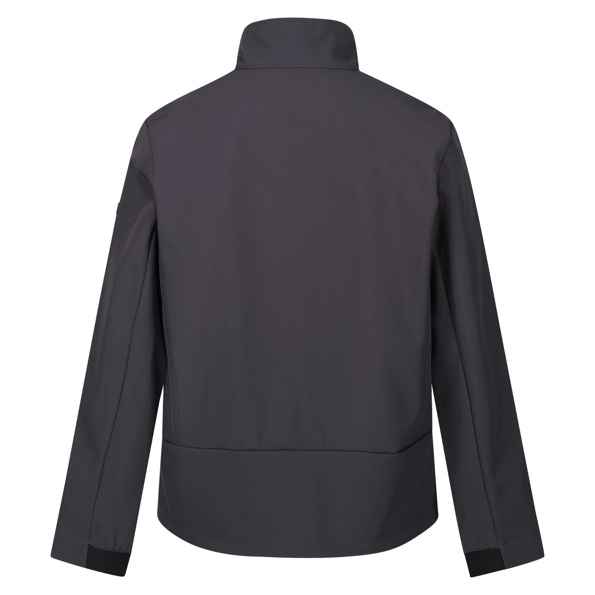 Heren Dendrick Soft Shell Jas (As/oranje peper) 3/5
