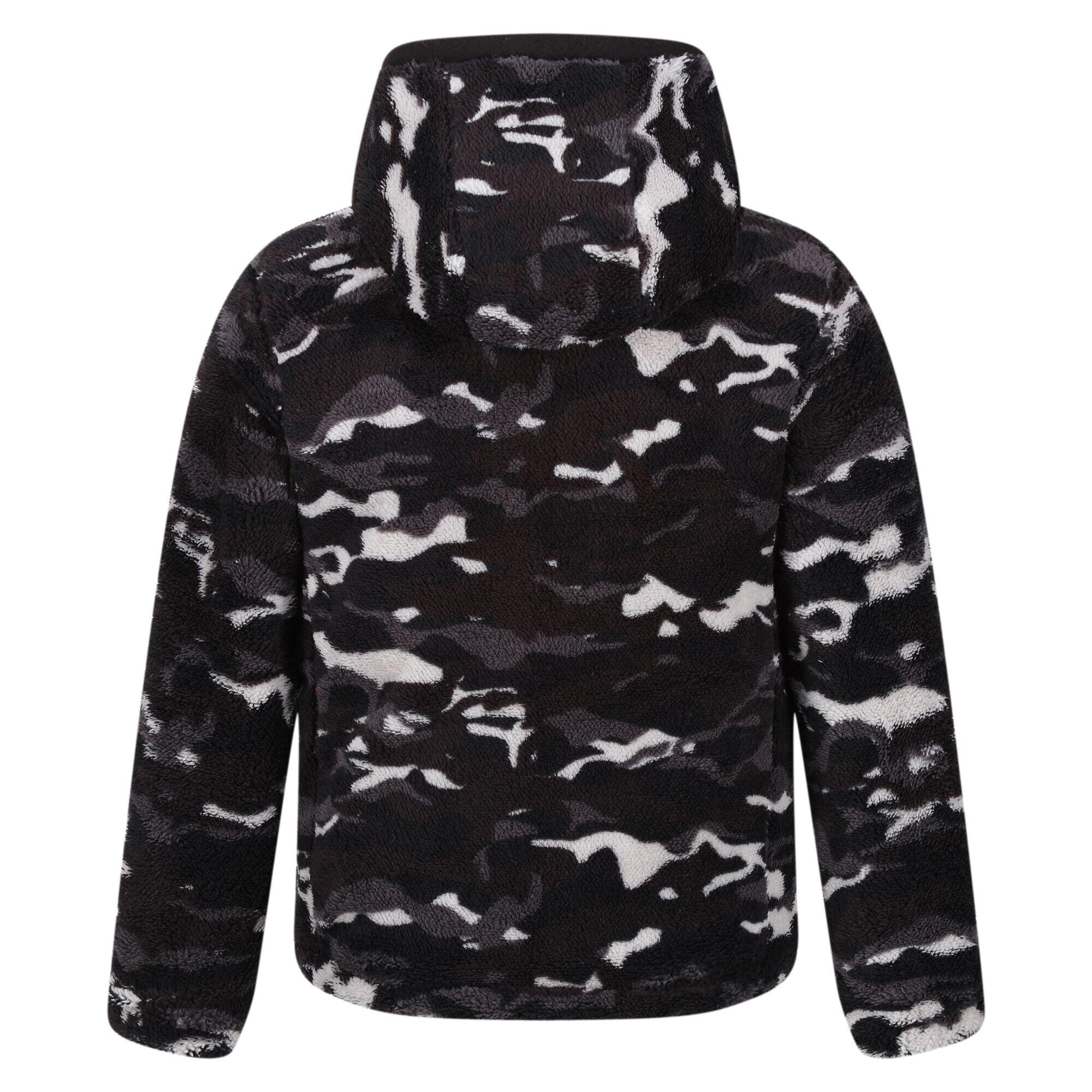 Veste Motif/style Camouflage KYRELL Enfant (Orange Brûlé / Noir) 4/5