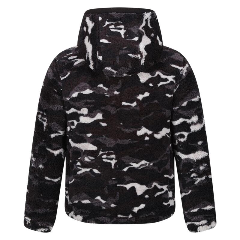 Kinder/Kinder Kyrell Camo Omkeerbaar Jasje (Gebrand Koper/Zwart)