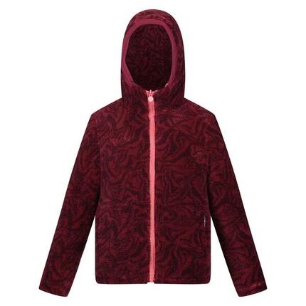 Veste Motif/style Imprimé Zèbre KYRELL Enfant (Corail Clair / Bordeaux)