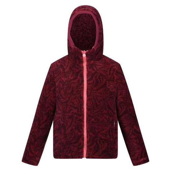 Veste Motif/style Imprimé Zèbre KYRELL Enfant (Corail Clair / Bordeaux)