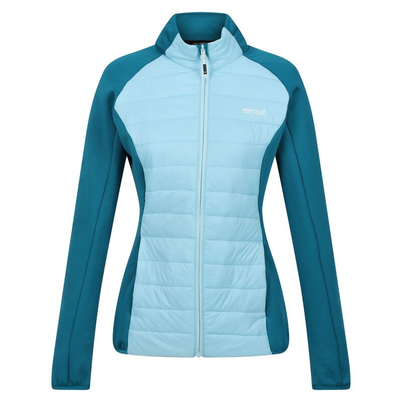 "Clumber IV" Hybridjacke für Damen Meer Dunst/Türkis