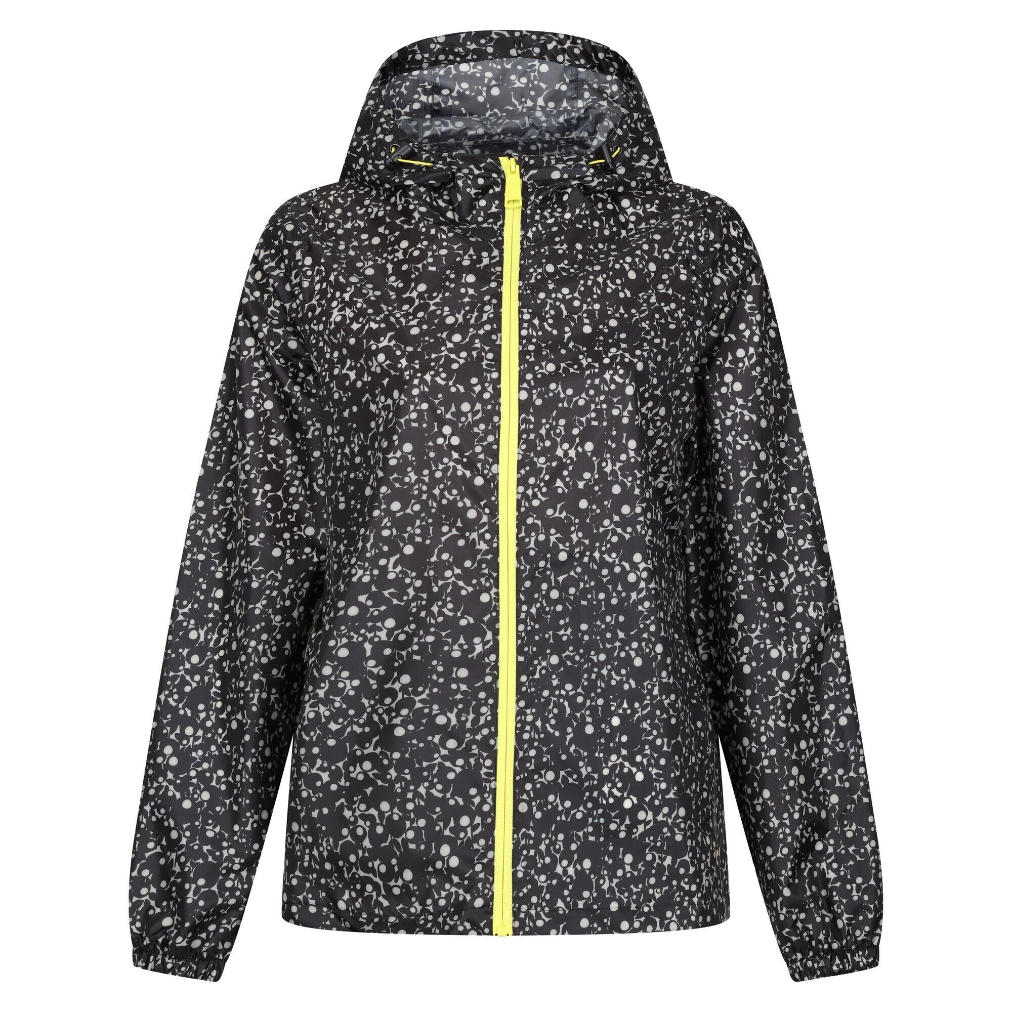 ORLA KIELY PACKIT Women's waterproof jacket (Black / White)