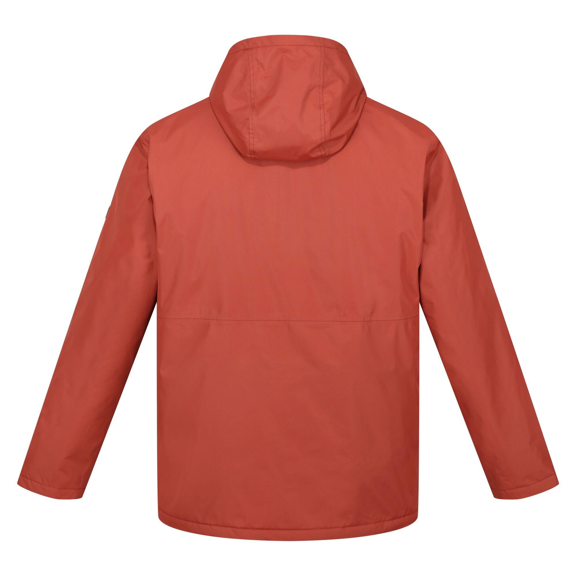 STERLINGS Men's Waterproof Jacket (Burnt Red)