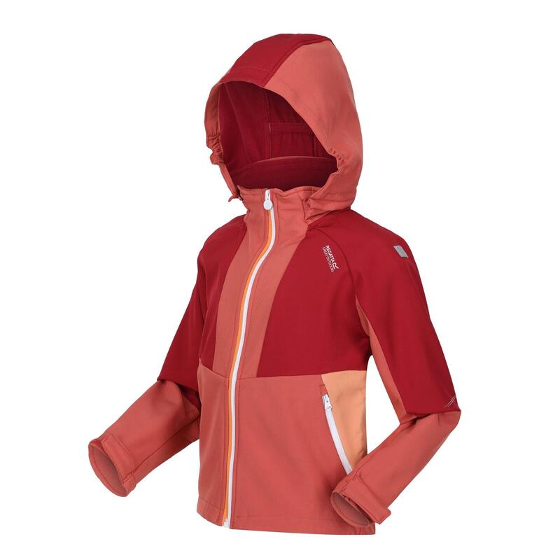 Kinder/Kids Haydenbury Soft Shell Jas (Mineraalrood/Rumba-rood)