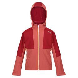 Veste softshell HAYDENBURY Enfant (Corail clair / Rouge foncé)