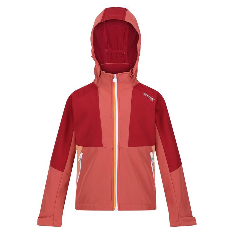 Chaqueta Softshell Haydenbury para Niños/Niñas Rojo Mineral, Rojo Rumba