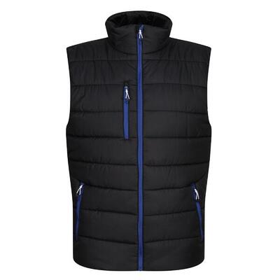 Thermische bodywarmer voor heren (zwart/klassiek rood)