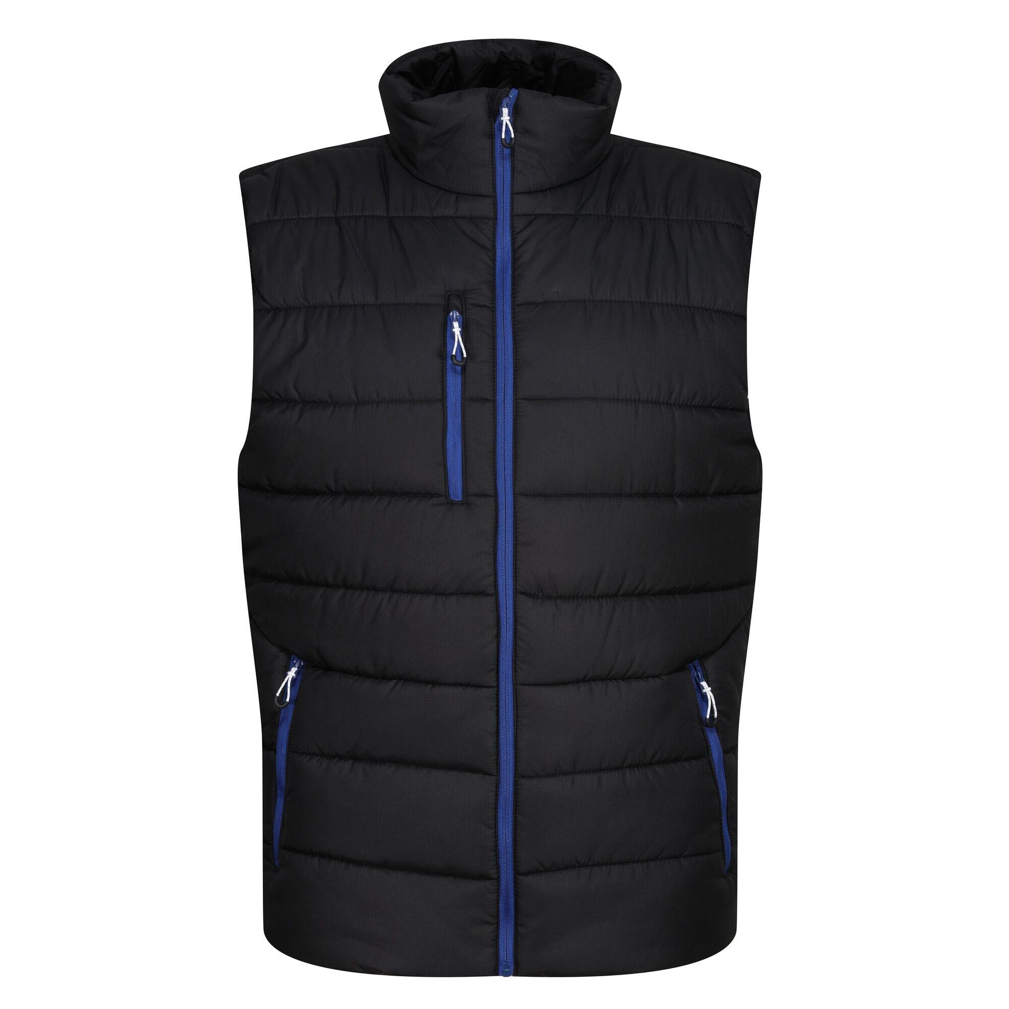 REGATTA Mens Navigate Thermal Body Warmer (Black/New Royal)