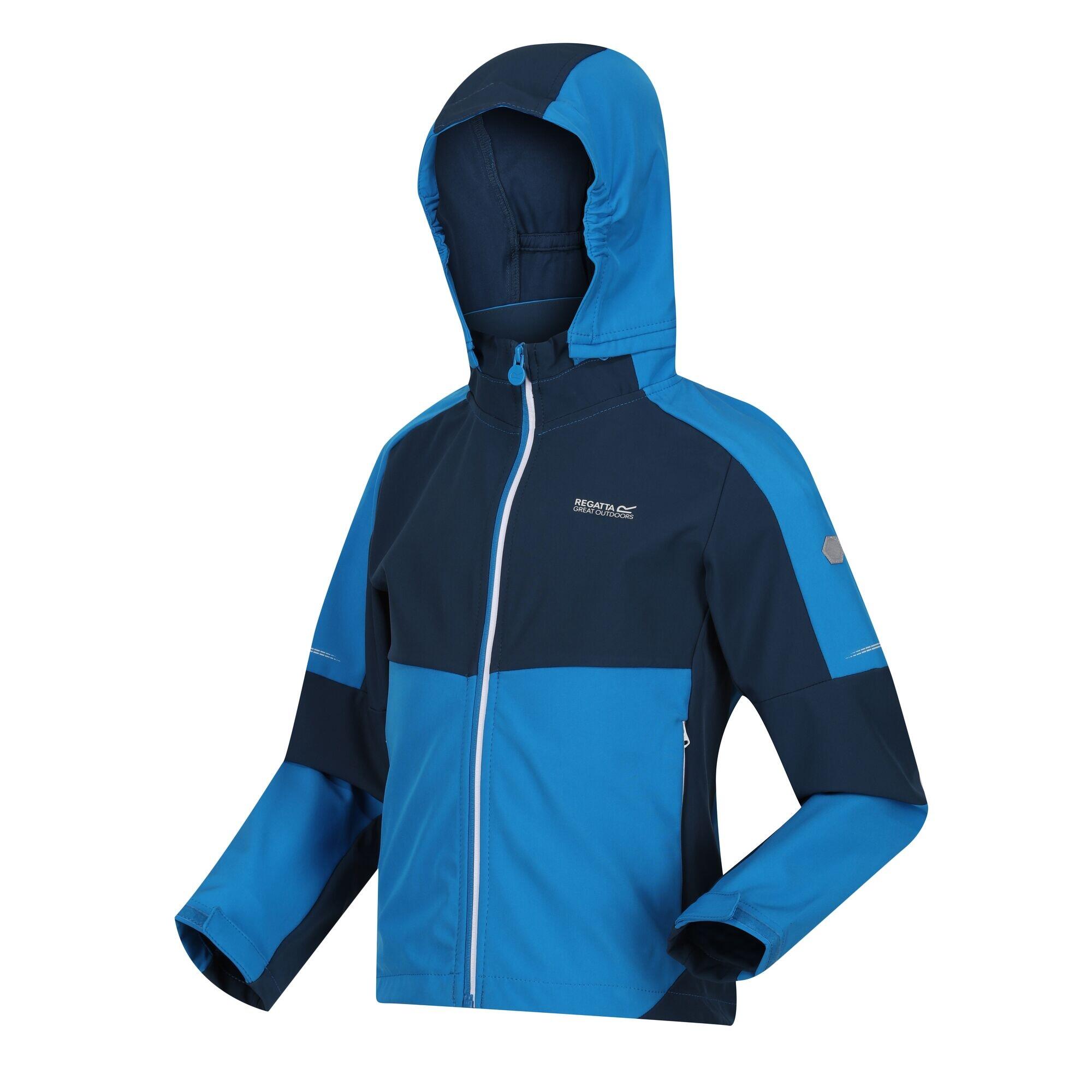 Kinder/Kids Acidity VI Lichtgewicht Soft Shell Jas (Indigoblauw/Blauwvleugel) 4/5