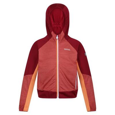 Kinder/kids prenton ii hooded soft shell jacket (jasmijngroen/zwart)