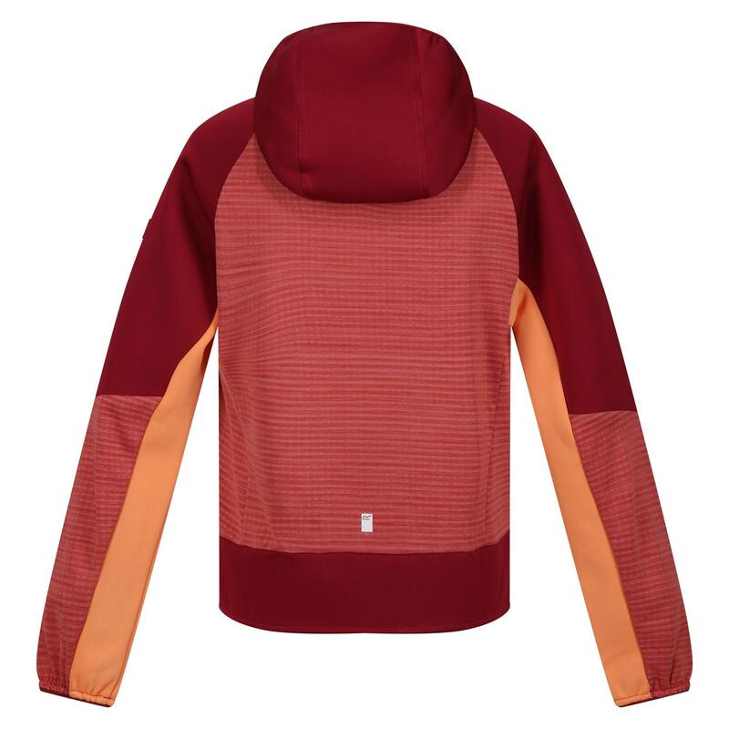Kinder/Kids Prenton II Hooded Soft Shell Jacket (Mineraalrood/Rumba-rood)