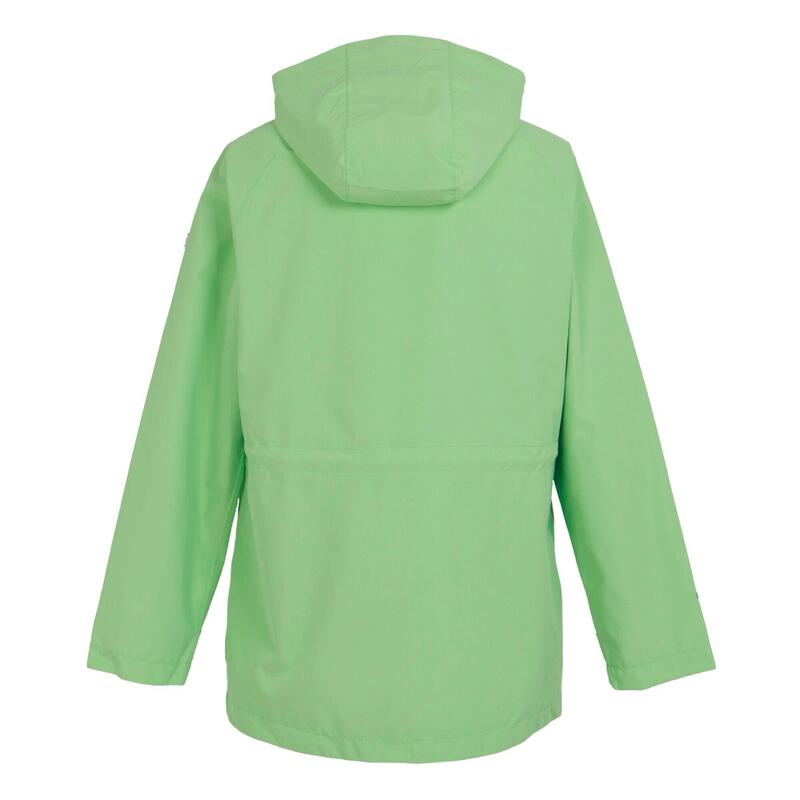 Chaqueta Impermeable Birdie para Mujer Verde Tranquilo