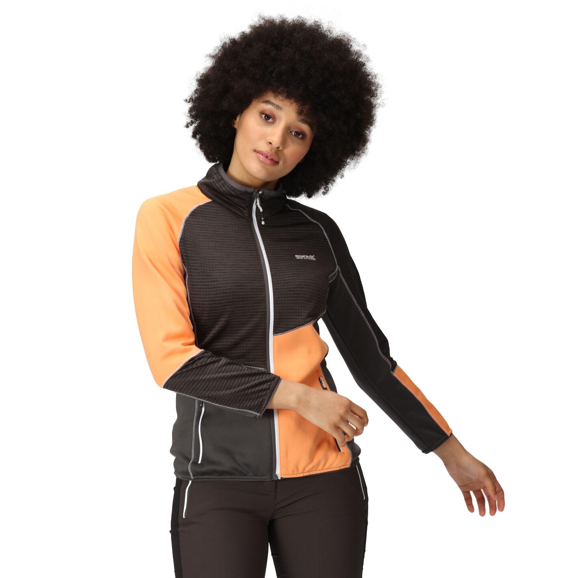 Veste YARE Femme (Noir / Orange Clair) 3/5