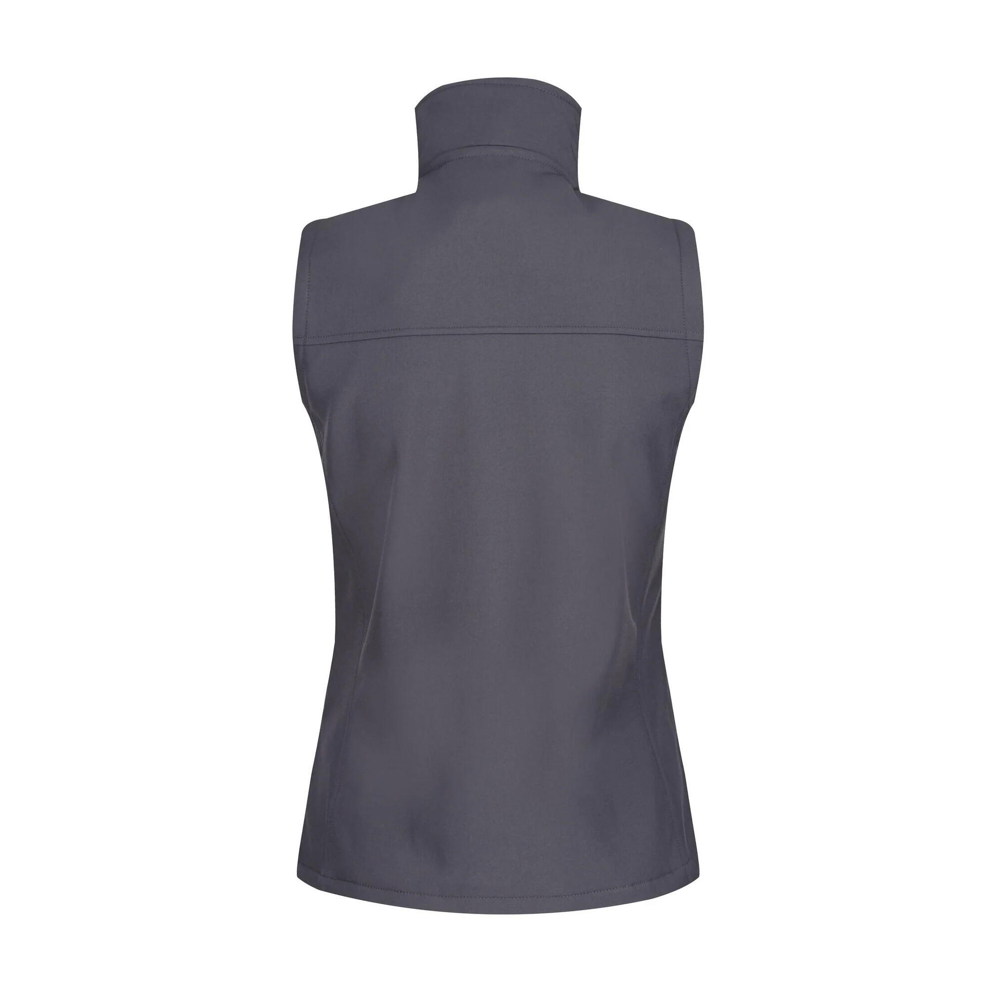 Womens/Ladies Flux Softshell Gilet (Seal Grey) 2/4