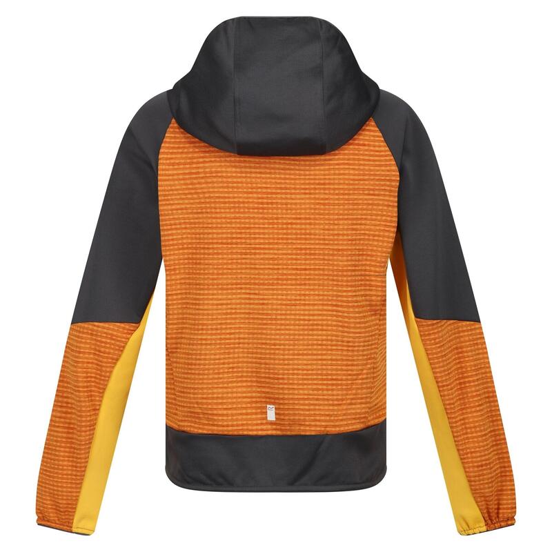 Kinder/Kids Prenton II Hooded Soft Shell Jacket (Oranje peper/Grijs)