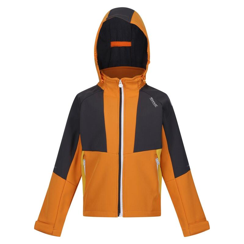 Kinder/Kids Haydenbury Soft Shell Jas (Oranje peper/Grijs)