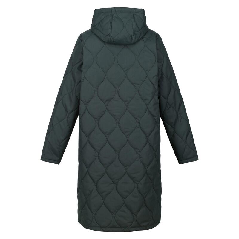 Veste à capuche JAYCEE Femme (Vert foncé / Vert forêt foncé)